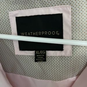 Quilted all weather jacket. Pale pink